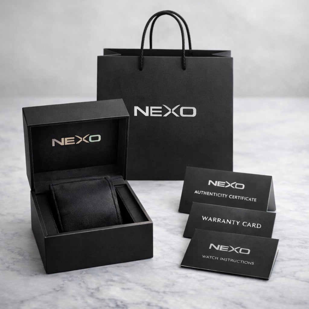 Luxury Chronograph Watch with Metal Band