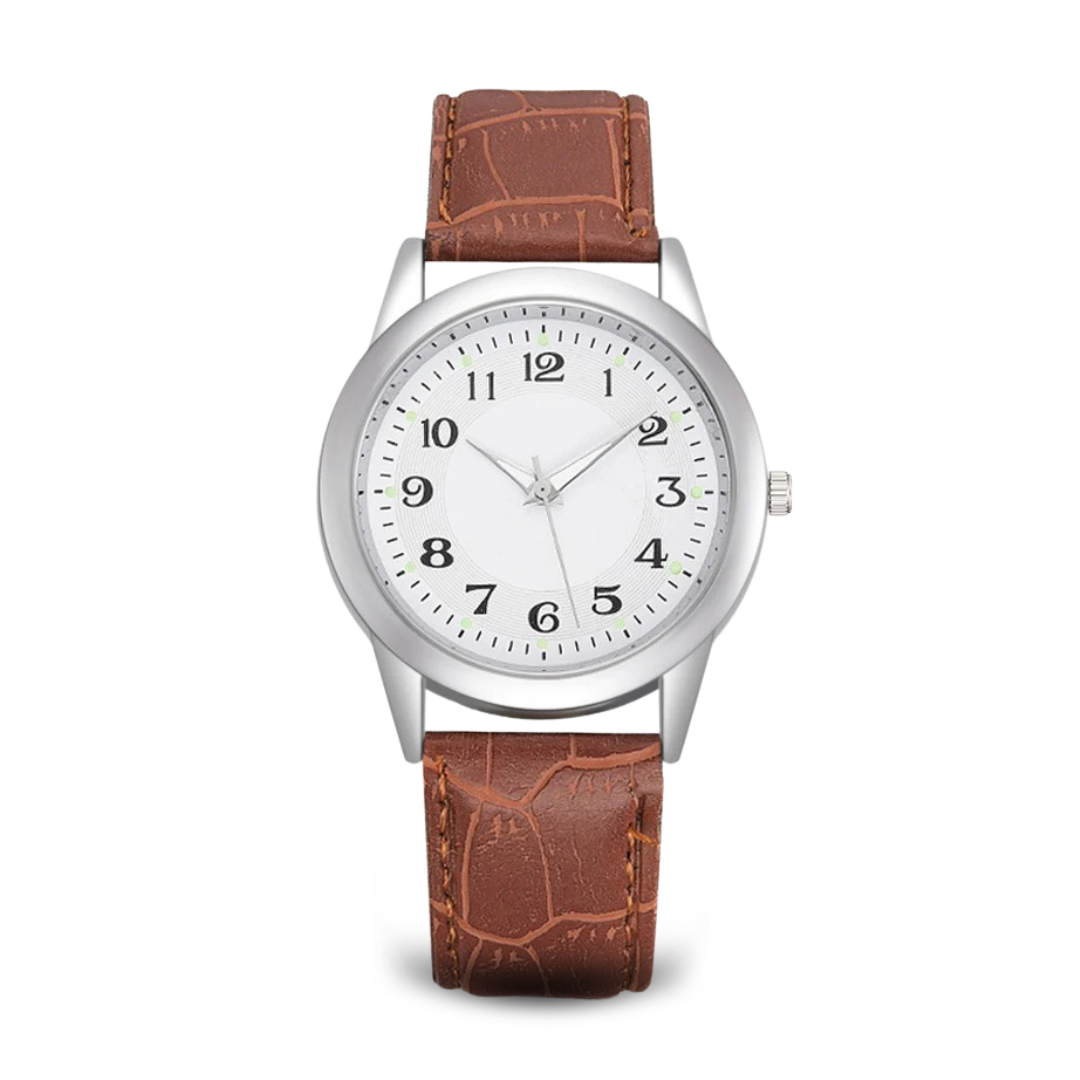 Elegant Stainless Steel Minimalist Watch